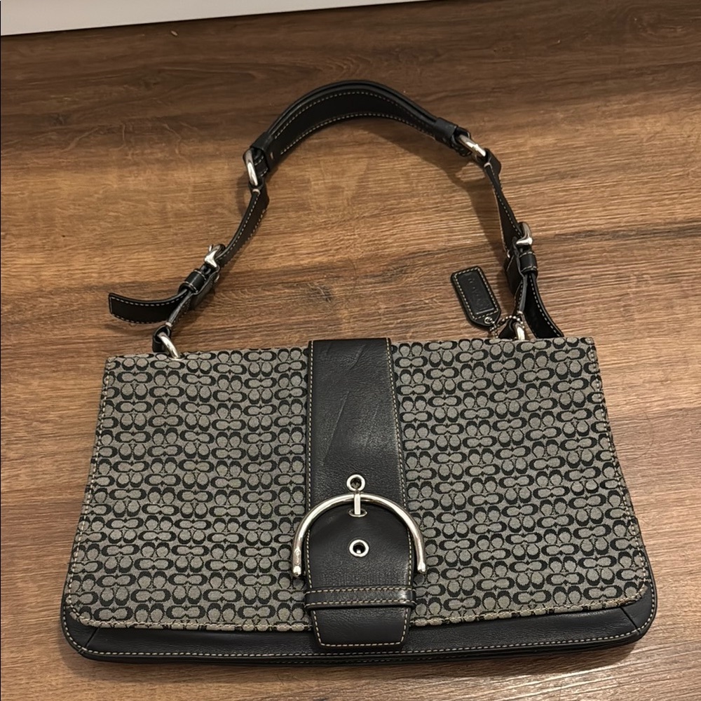 Coach Black and Gray Women's Bag